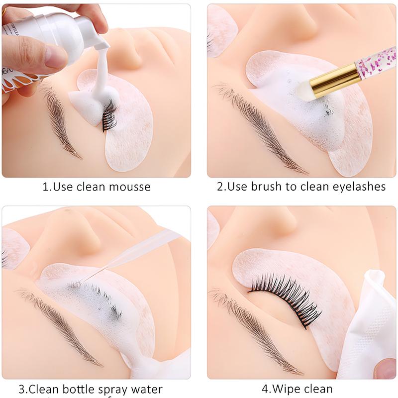 10/1Pcs Eyelash Cleaning Brush Lash Shampoo Brushes Nose Pore Blackhead Remover Deep Brush For Eyelash Extensions Makeup Tools