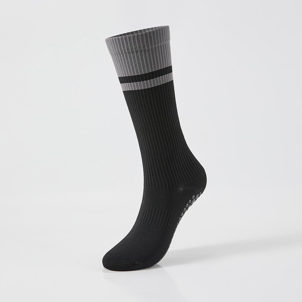 

Четырехсезонные силиконовые нескользящие спортивные гольфы, носки для скакалки и йоги, женские длинные чулки, носки для бега 1 pair чёрный