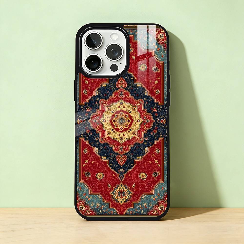 

AAA Persian patterned mobile Phone Case Color Silver Shell For IPhone 17 16 15 14 13 12 11 Pro Max Plus iPhone17promax