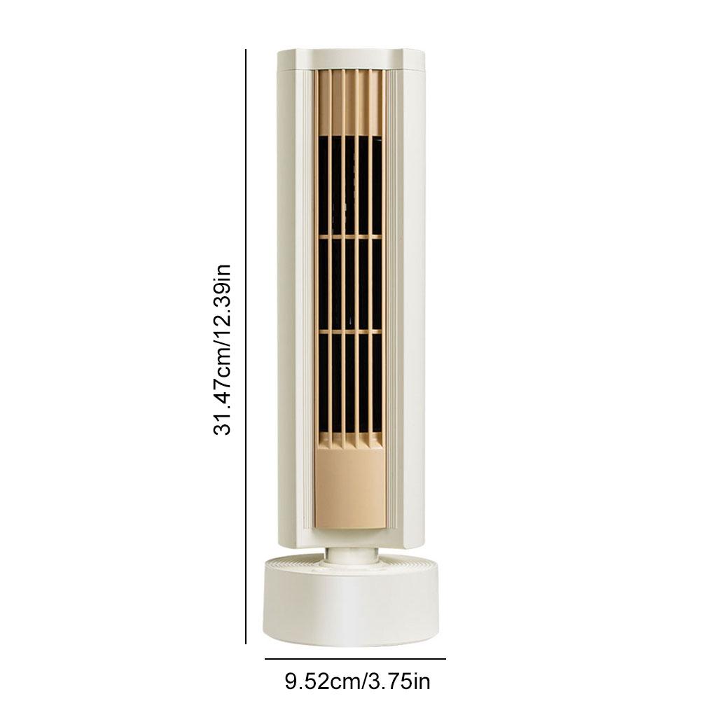 Tragbarer Turmventilator Klimaanlagenventilator 3 Geschwindigkeiten Blattloser Ventilator Leiser Oszillierender Ventilator Standventilator für Schlafzimmer Wohnzimmer Büro
