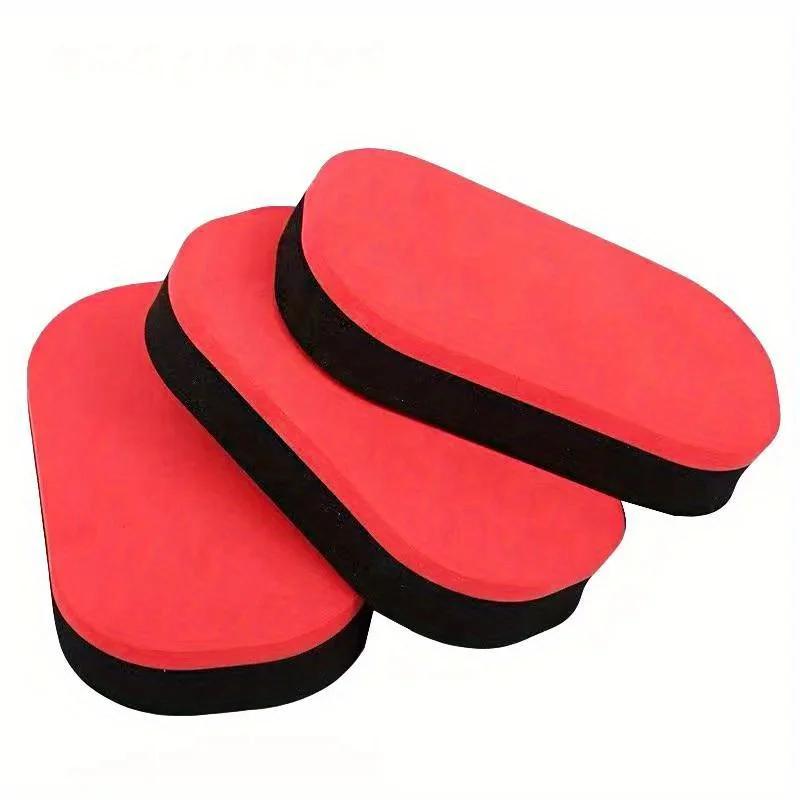 Roter Tischtennisschläger-Reinigungsschwamm, Weicher Gummi-Radierbürste für Ping-Pong-Schlägerpflege, Staubschutz-Reinigungszubehör-Set