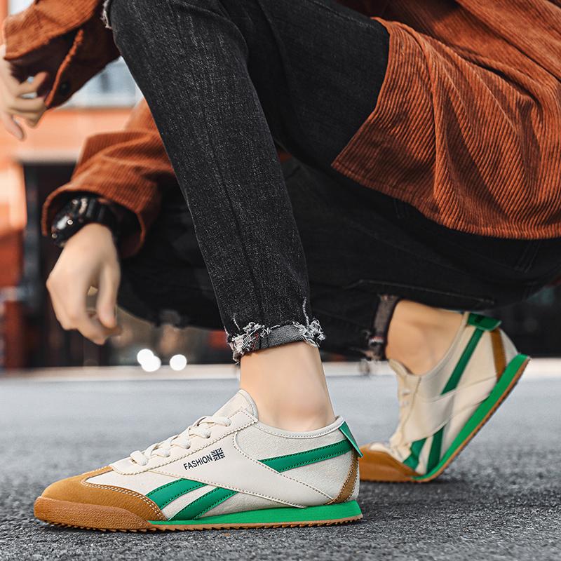 Κλασικά Κίτρινα Ανδρικά Παπούτσια από Καμβά Μόδα Αναπνέον Casual Αθλητικά Παπούτσια Άνδρες Χαμηλού Προφίλ Ελαφριά Αθλητικά Παπούτσια Ανδρικά zapatillas de hombre