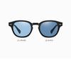 LUXSTAR Polarized Photochromic Sunglasses for Men and Smoke Lens Eyewear Women, (Blue)