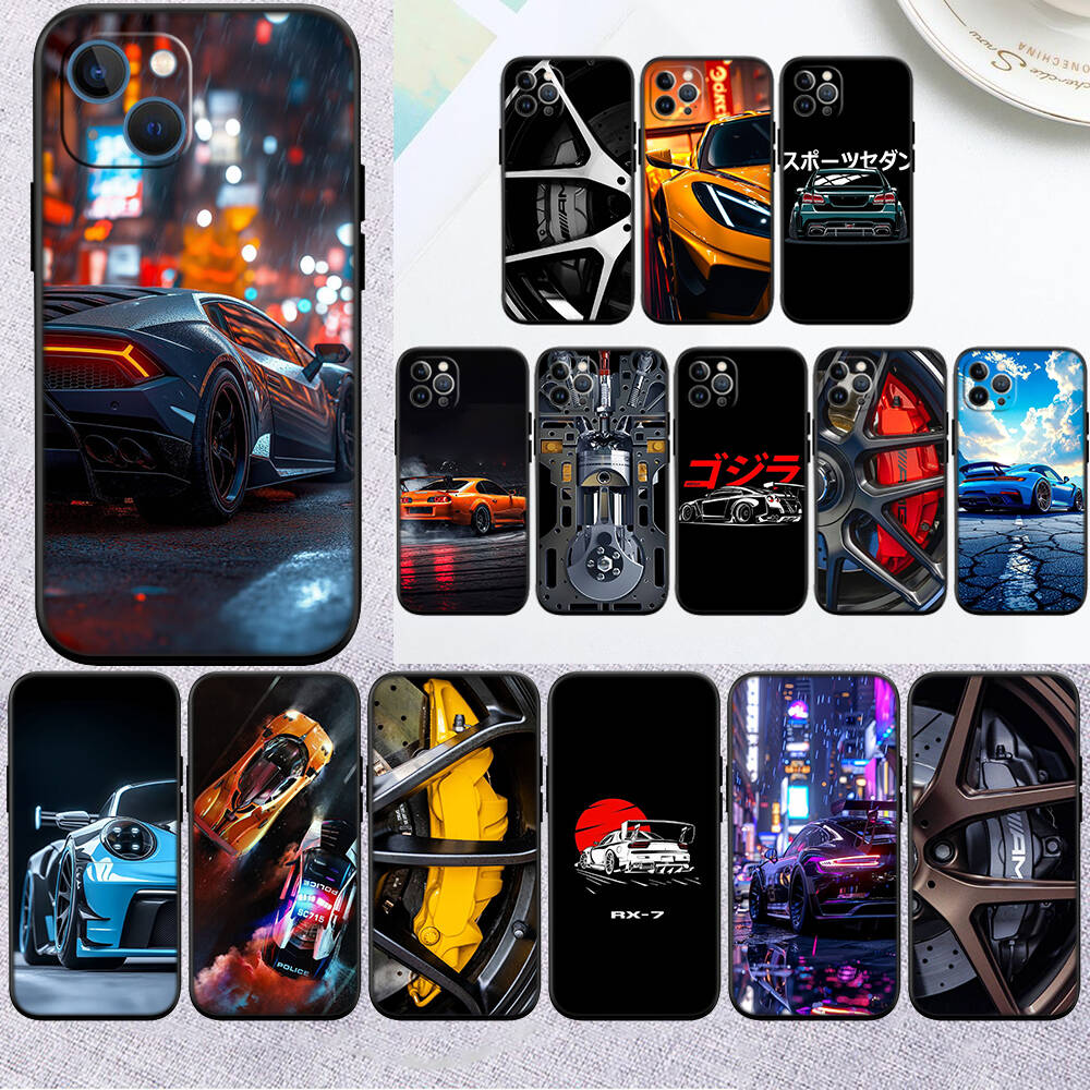 MH144 Supercar Wheel Car Phone Shell Case for Redmi Note 12 12S 12C 13 13C 13R 14 14S 14R 14C Pro Max Plus A3 A3X A4 A5 11A 13X