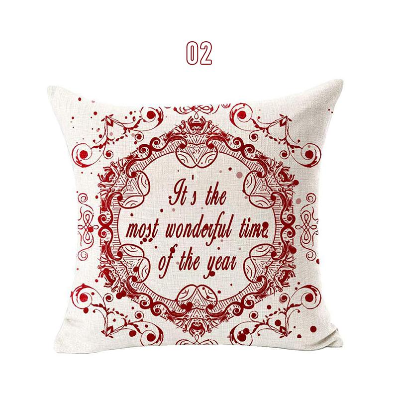 Elk Snowflake Red Xmas Pillow Cover for Living Room Glitter Sequins Cushion Cover Christmas Decoration Sofa Throw Pillow Case
