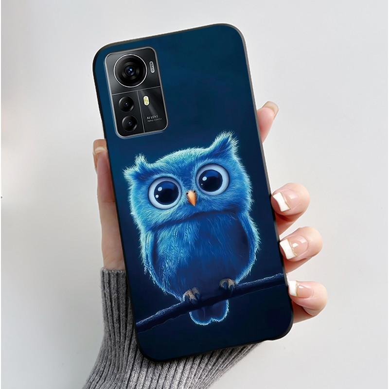 Casing For ZTE Blade A72s A7050/V41 Smart Case Luxury Dragon Cute Cool Boys Girls Black Matte Soft TPU Silicone Shell Back Cover
