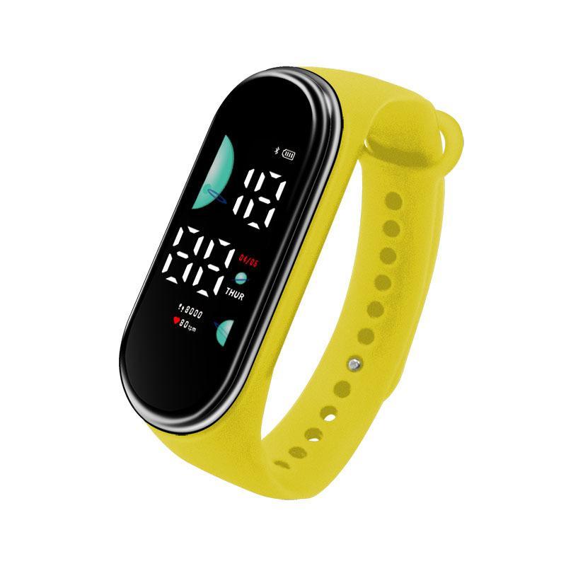 Motion Sports Watch For Electronic Led Digital Wristwatch Fashion Casual Simple Silicone Touch Waterproof Clock