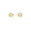 Luxury Moon Bow Earrings for Women Sweet Lady Style Cute Elephant Earrings