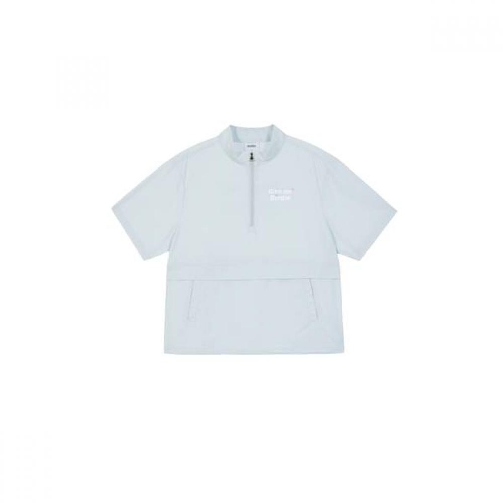 Goxo Short Sleeve Anorak Sky Blue S(55)
