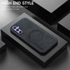 WANLONFENG YBP Series For Samsung Galaxy A24 4G (162.1mm) Magnetic Case with Tempered Glass Film PU+TPU Phone Cover Large Cutout