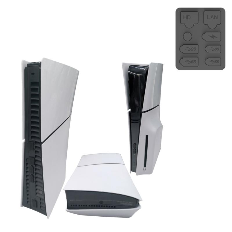 Dust Filter Game Console Faceplate Cooling Vents Dust Plug Dustproof Filter Cover Durable Mesh Cover Case for Slim