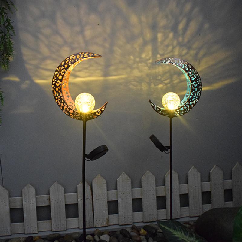 1Pc Led Solar Lichter Im Freien Wasserdichte Mond Fee Rasen Garten Solar Lampen für Pathway Laterne Landschaft Yard Decor Garten Decor