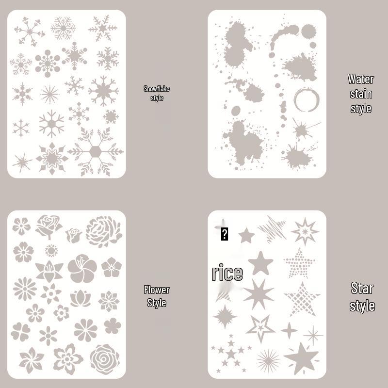 Vintage Journal Ink Pad Blending Tool with DIY Sponge Finger Cot and Lace Ruler - Available In 5 Colors for Stamping, Smearing, and Coloring.