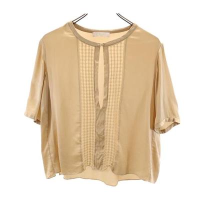 Seide Kurzarm Schnitt 34 Kamel Damen Gebraucht