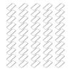 50pcs Metal Rings Durable Iron Rectangle Buckle Rings for DIY Belt Handbag Buckle Hardware Clothes Decoration
