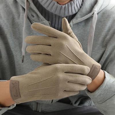 Winter Warm German Velvet Cycling & Driving Gloves – Windproof, Thick, Cold-Proof, Touchscreen Compatible for Couples