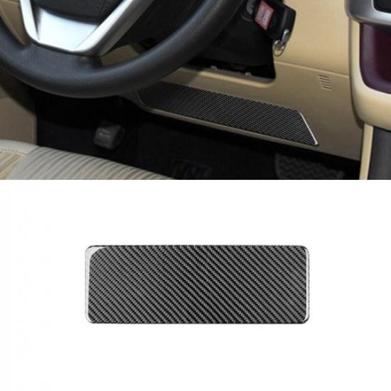 Carbon Fiber Driver Seat Dashboard Panel Cover For Toyota Highlander 2015-2018