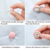 4-20pc Mushroom BedSheet Quilt Clip Anti-Slip Bedding Fasteners Reusable Duvet Cover Blanket Fix Buckle One Button Unlock