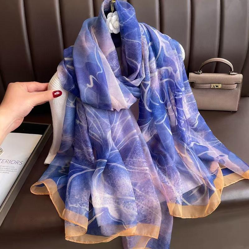 2025 Women's Versatile Summer Beach Shawl: Lightweight Gauze Cape for Travel & Seaside Vacations