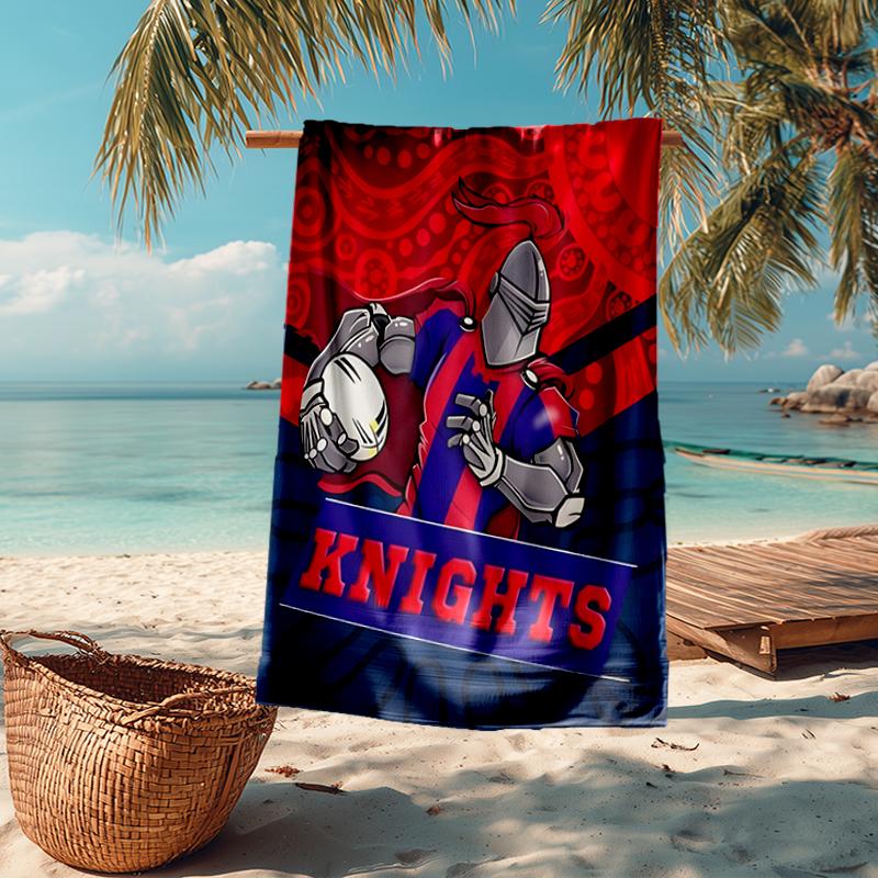 Knights Fashion Beach Towel: Ideal for Summer Adventures Soft, absorbent and quick drying suitable for swimming and bathing