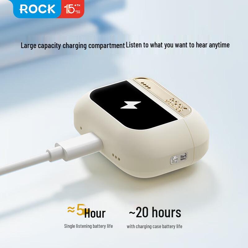 ROCK Doraemon Smart Screen ANC Bluetooth Earbuds