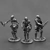 Ancient Medieval Legion Swordman Undead Skeleton Warrior Action Figures Metal Copper Model Armor Figurine Miniature Ornament Toy