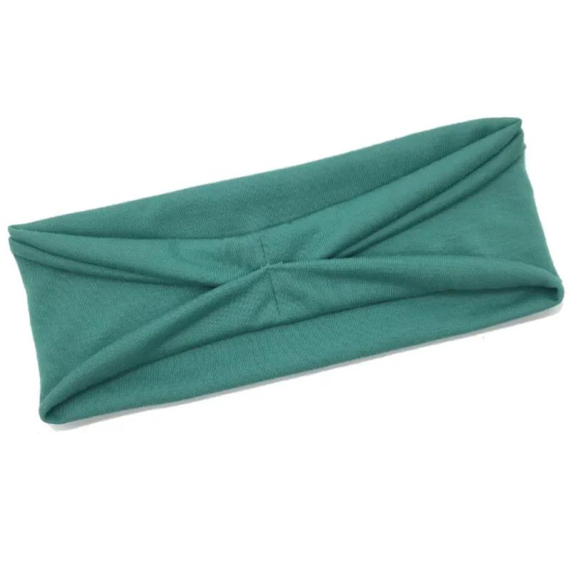Women Headband Twist Cotton Sport Wide Turban Twisted Knotted Headwrap Girls Hairband Fashion Head Band Hair Accessories