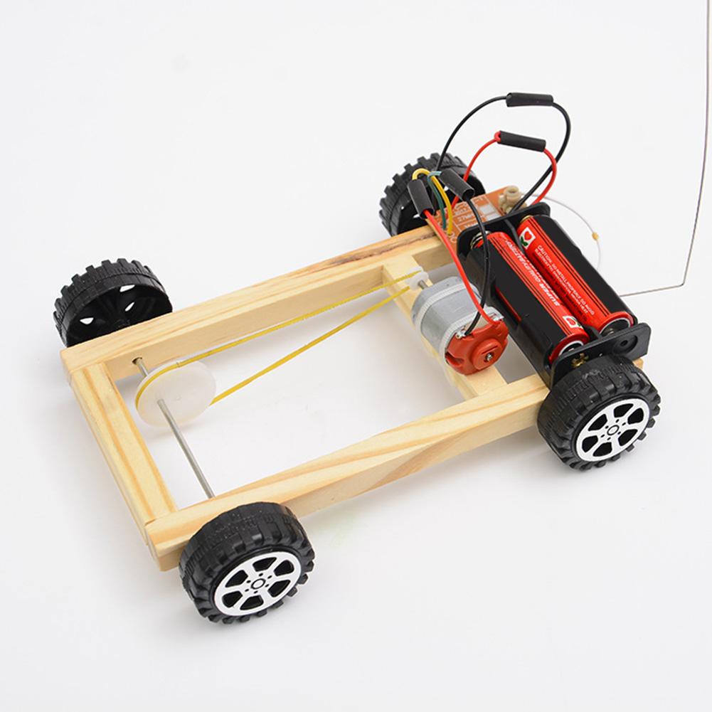 Buy Wooden Handcraft Fourwheel Drive Electric Remote Control Car