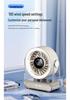 Compact USB Desktop Fan with Digital Display & Remote Control – Quiet Cooling for Dorms and Offices