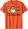 Boo Anti Bullying Funny Halloween Orange Unity Day Girls T-Shirt