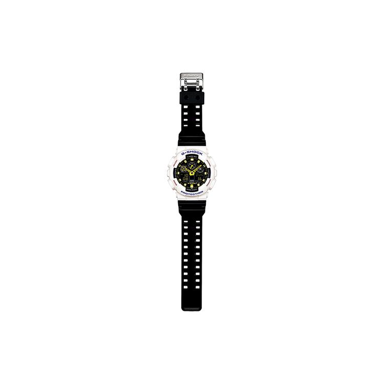 Casio Erkek Sıvı Kristal/Analog Çift Ekran Serisi Siyah Saat GA-100CS-7 GA-100CS-7