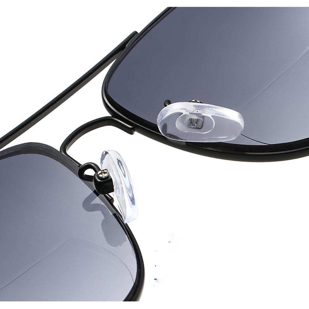 Grey Lenses Bifocal Reading Sunglasses Memory Elastic Temple Double Bridge Comfortable Reading Glasses +0.75 To +4 UV Protection
