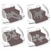 Waterproof Oxford Pet Hammock Car Seat Cover