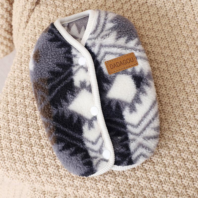 

Модный свитер для кошек сфинксов, кардиган для кошек Gotas, зимняя теплая одежда для домашних животных из флиса, куртки для собак Garfield Katten, одежда mascotas S-suit 1.2-2kg серый