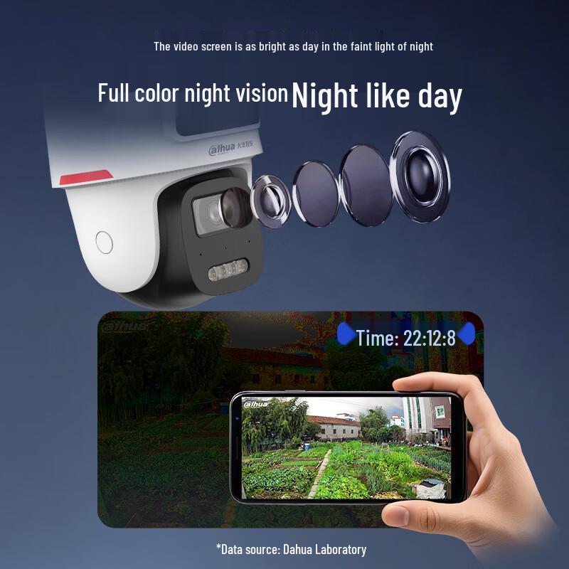 Dahua 10MP Dual-Lens 4G Outdoor PTZ Security Camera CN Plug (adapter Included)