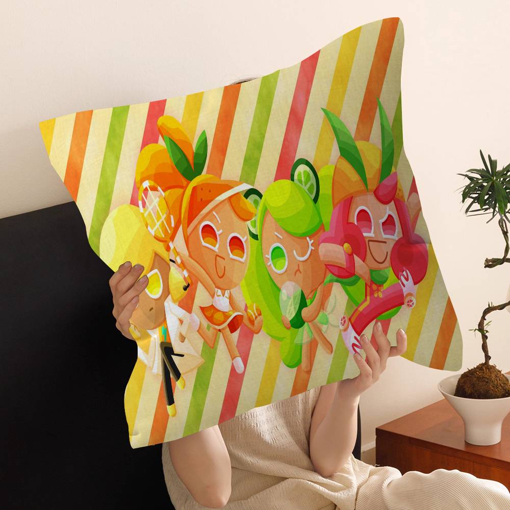 Spiel C-Cookie run K-ingdom Kissen Geschenk Heim Büro Dekoration Kissen Schlafzimmer Sofa Auto Kissenbezug Kissenhülle