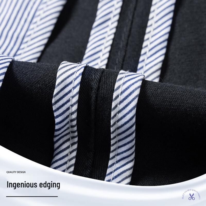 Futing Men's 100% Cotton Straight Leg Casual Business Pants