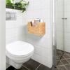 2X Handwoven Water Hyacinth Wall Magazine Holder - Hanging Organizer For Mail, Newspapers & Magazines, Boho Basket