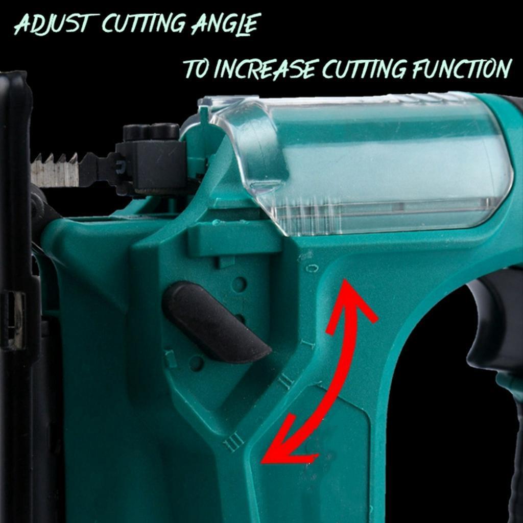 900W 21VF Cordless Jig Saw Electric Jigsaw Metal Blade with Batteries Metal Woodworking Portable Power Tool 4 Adjustable Angles