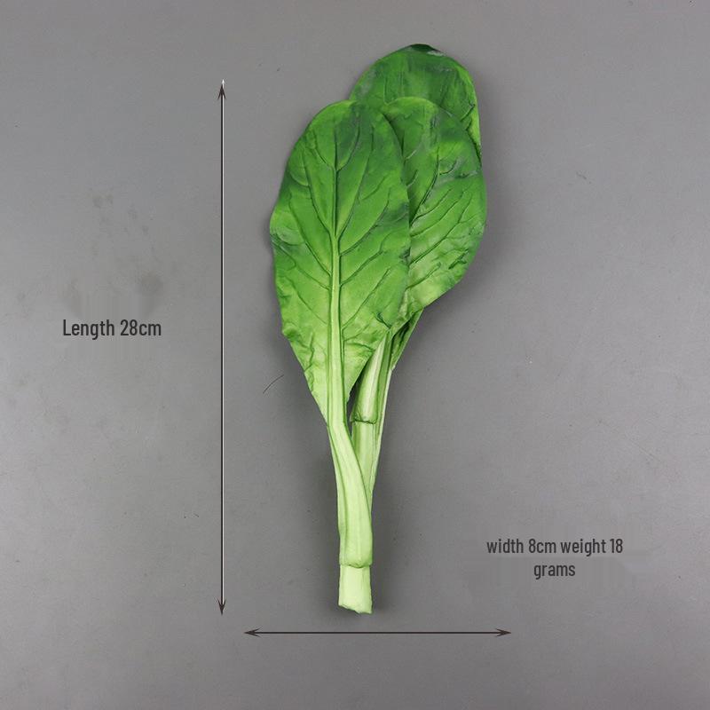 Artificial Vegetable Set: Eggplant, Cabbage, Cucumber, Celery, Spinach - Kitchen Decoration