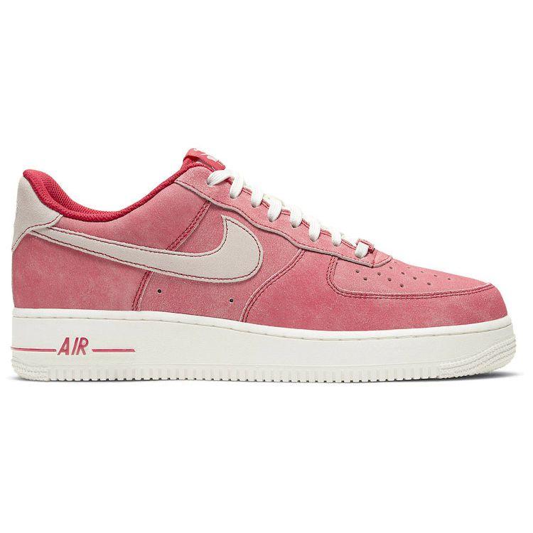 Nike Air Force 1 07 LV8 Dusty Red Men Sneakers Gym-Red Sail DH0265-600