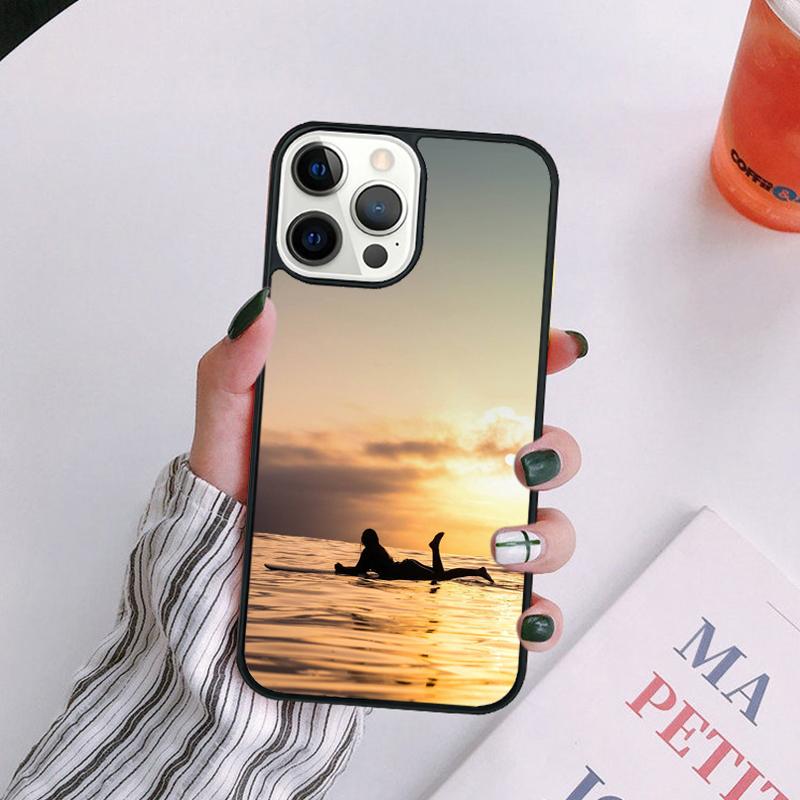 Extreme Sports Surfing Phone Case For iPhone 17 Air 14 13 12 16Pro Max 15 Plus Max Cover Shell coque