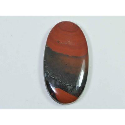 Natural Bloodstone Palm Crytsal 48Cts. Oval Cabochon Loose Gemstone 22X43MM SK-2655