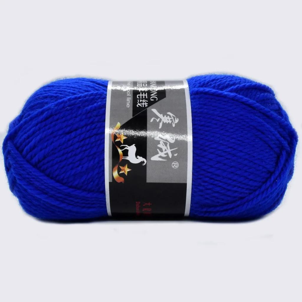 6 stk Supertykt Ullgarn 300g (10.56oz) for Strikking & Hekling Rask DIY Chunky Teppe Sjal Skjerf Ullbukser Tykt Håndverksgarn
