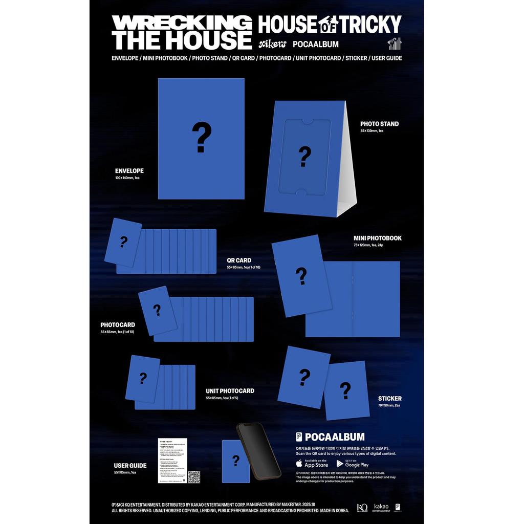 (POCAALBUM) xikers [HOUSE OF TRICKY : DAS HAUS ABREISSEN] 6. Mini-Album