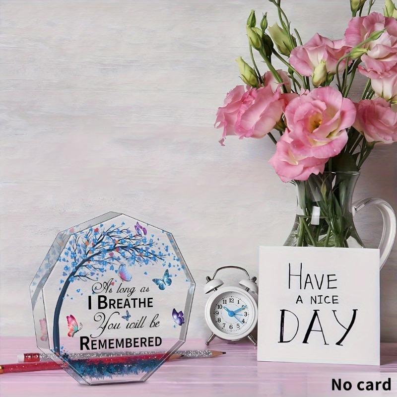 1 Precious Memory: Colorful Butterfly Figurine - A Comforting and Memorial Gift for Mom or Dad, Perfect Home Decor Butterfly Dec