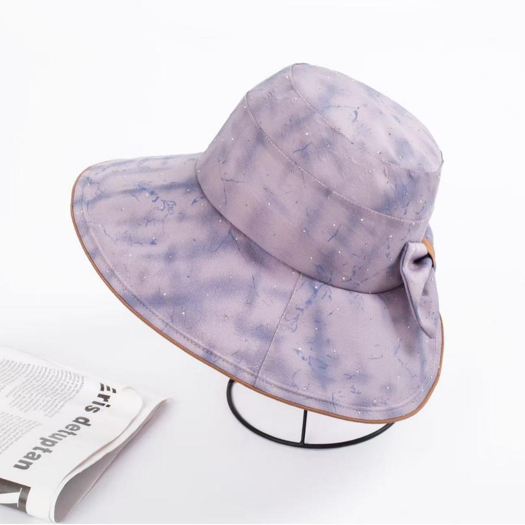 2026 Spring And Summer Women'S Big Brim New Elegant National Style Casual Sunshade Sun Hat Foldable Sunscreen Hat