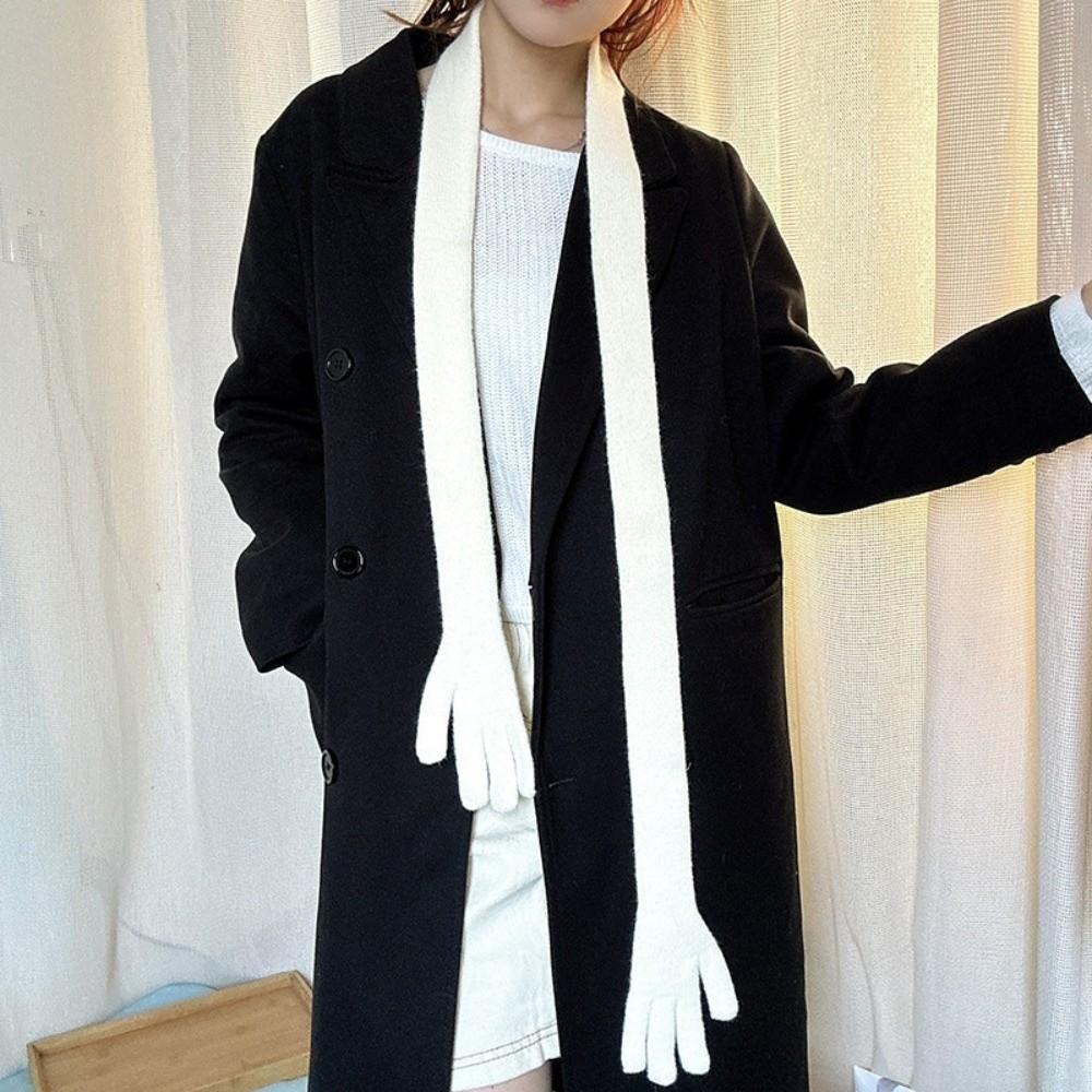 Lightweight Long and Thin Scarf Korean Style Creative Belt Fashion Little Palm Scarf  Spring Autumn