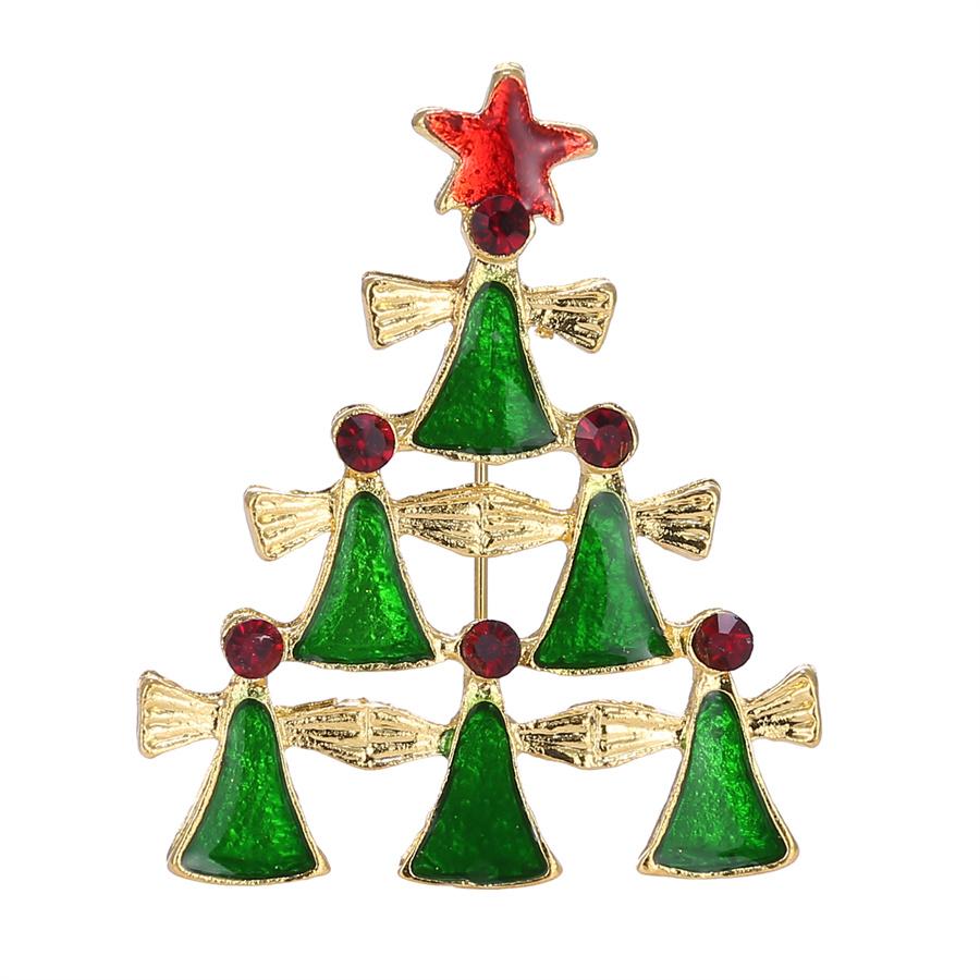 

Милые мультяшные эмалевые броши в виде ангела-феи Rinhoo для женщин, милые разноцветные броши в виде крыльев ангела со стразами, рождественские украшения