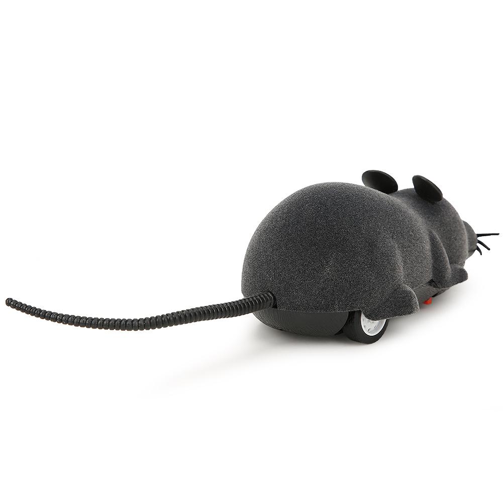 Remote Control Plush Mouse Mice Simulation Animals Pet Cat Toy Trick Playing Novelty Gift